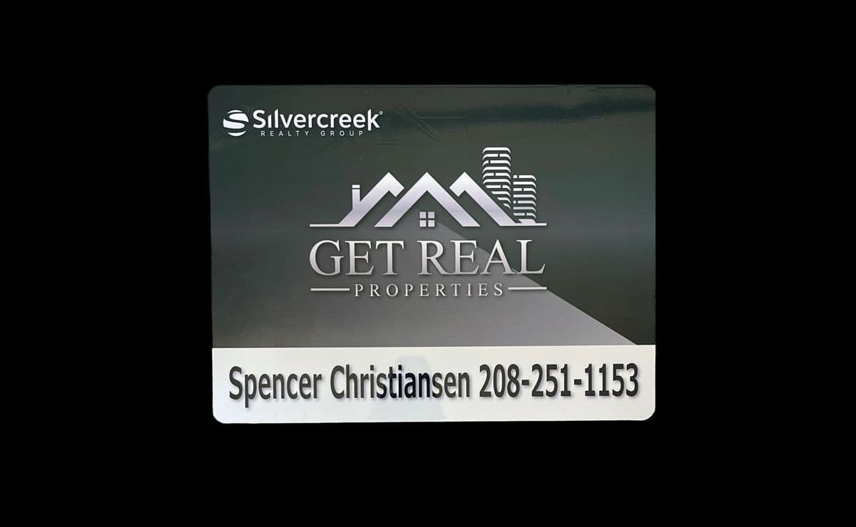 Get Real Properties / Silvercreek agent sign